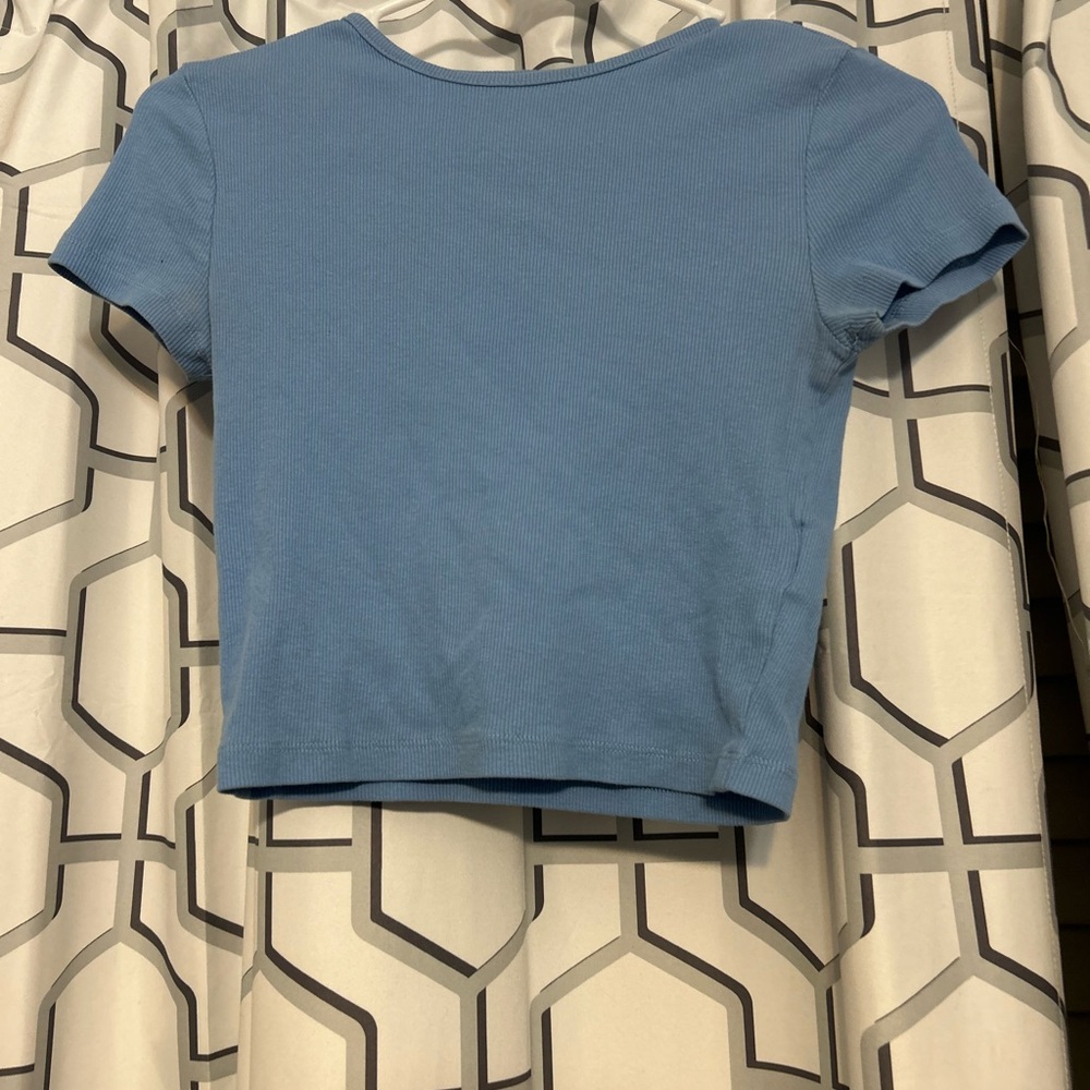 H&M Blue Crop Top